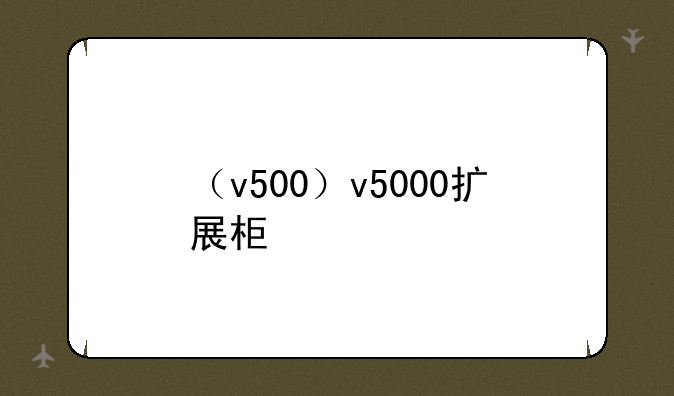 （v500）v5000扩展柜