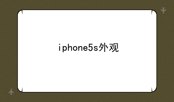 iphone5s外观