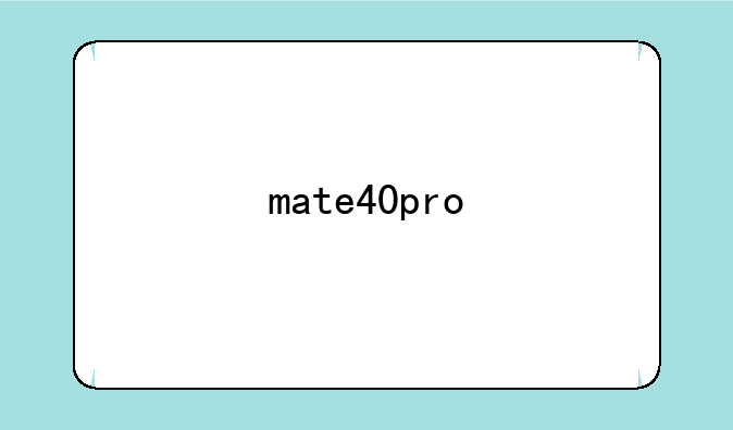 mate40pro